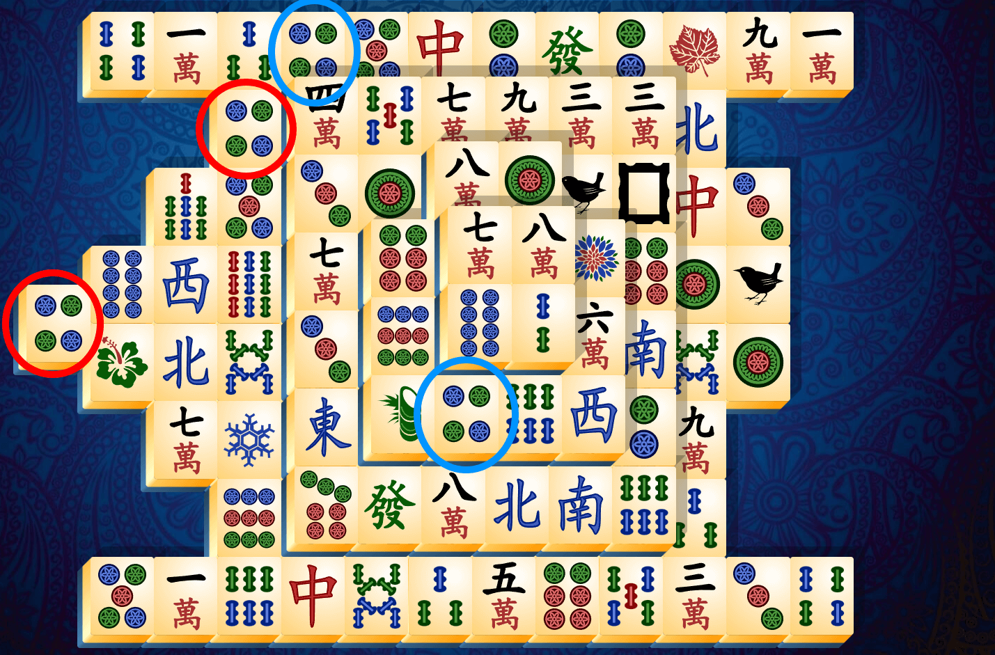 Mahjong Solitaire tutorijal, korak 4