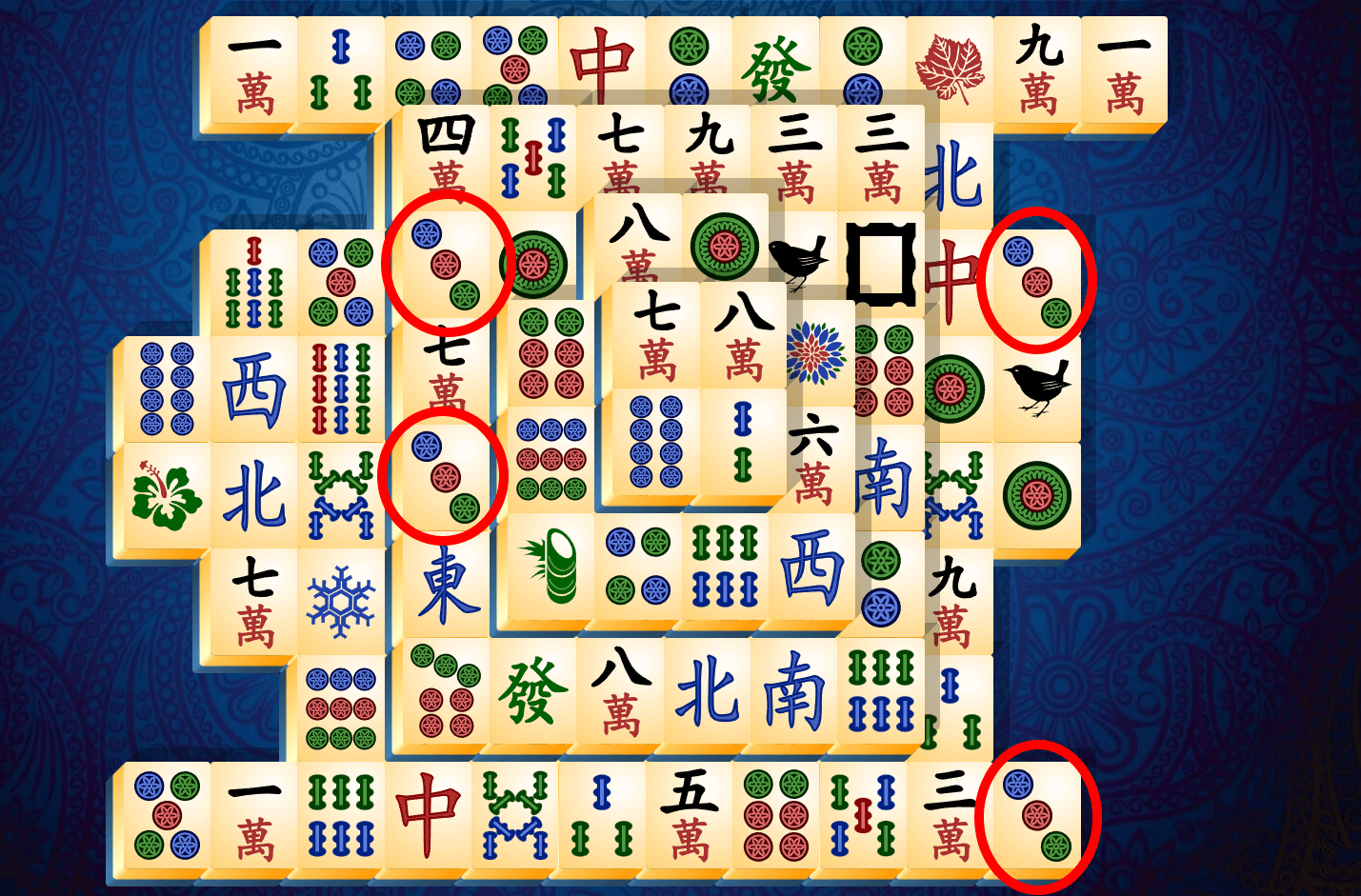 Mahjong Solitaire tutorijal, korak 6