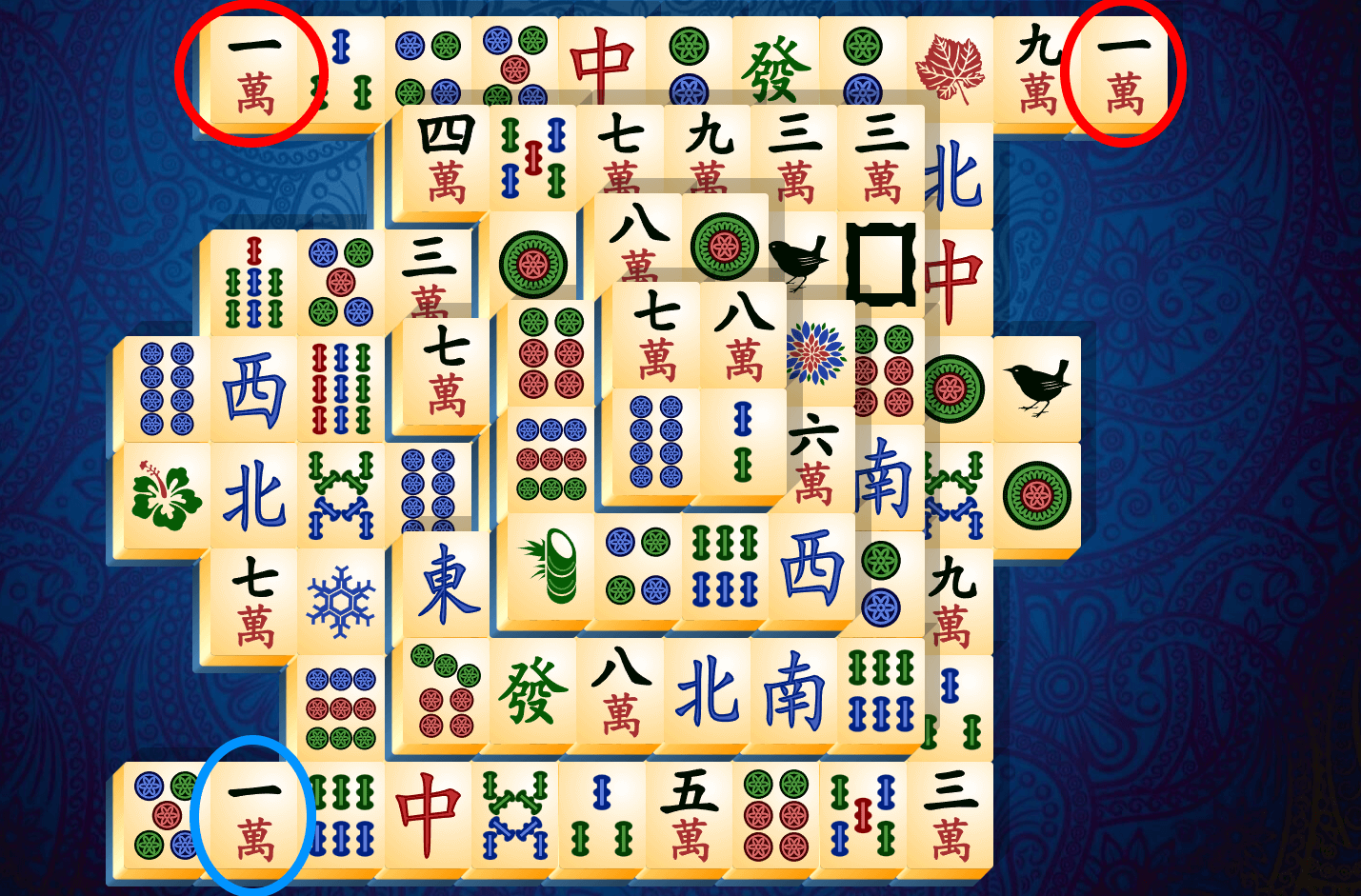 Mahjong Solitaire tutorijal, korak 7