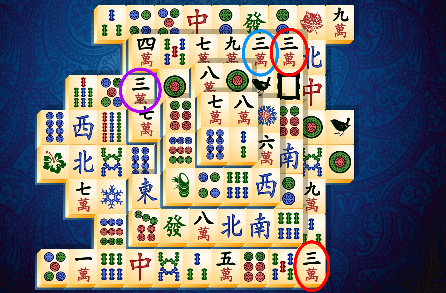 Mahjong Solitaire tutorijal, korak 8